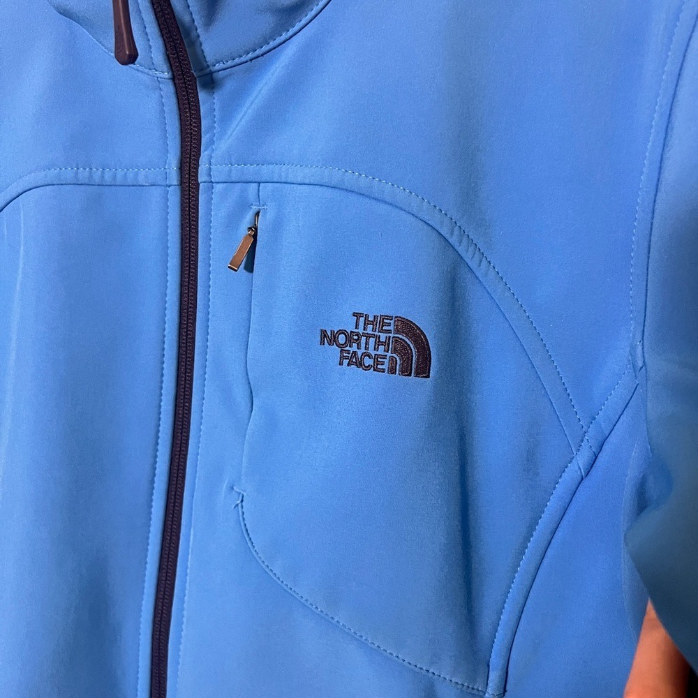 The North Face Windfall Softshell Performance Full Zip Blue Women Size XL - Picture 3 of 9